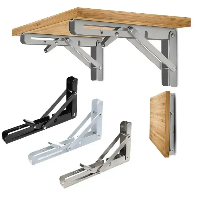 Folding shelf Folding consoles Fixed 2 parts 10 inches