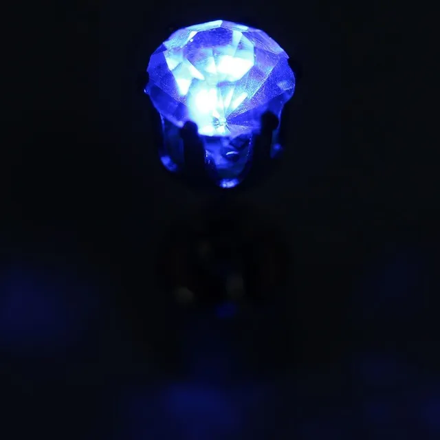 Glowing LED earrings