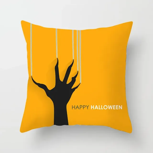 Halloween poliészter párna vicces mintával 45x45 cm kanapéra vagy hálószobába