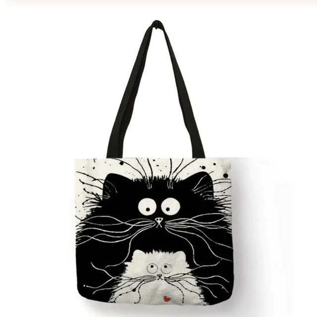 Solid bag with cats 40x40cm typ-09