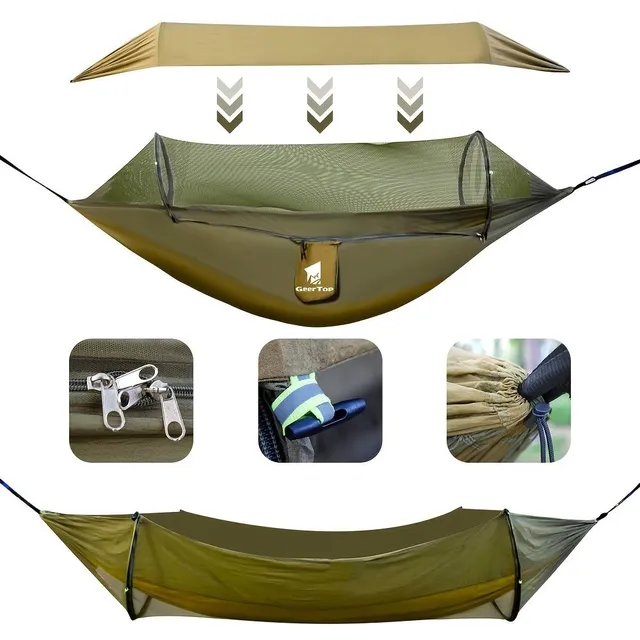 Outdoor 3in1 hammock with mosquito net