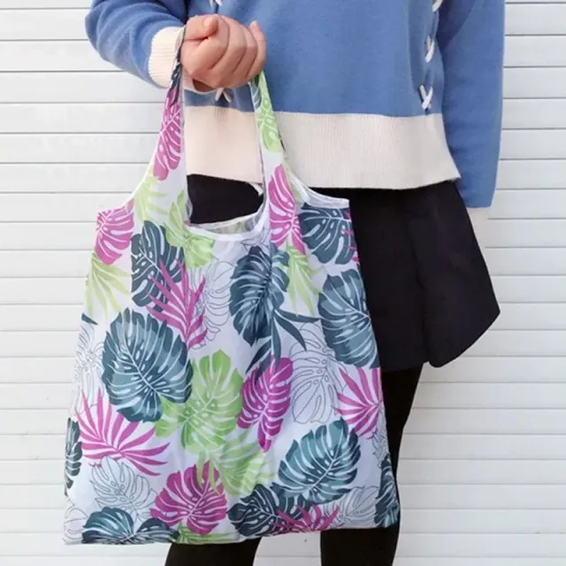 Folding shopping bag with printing