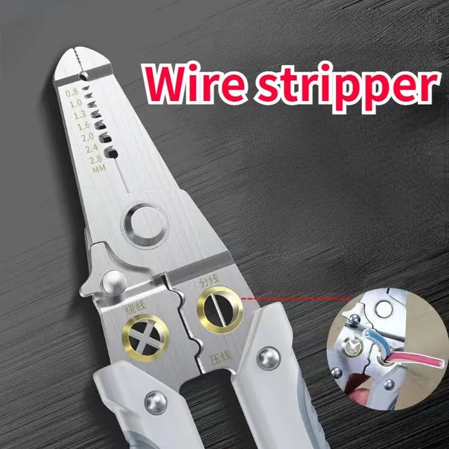 Kleště na odizolování drátů Multi tool ire Stripper Elektrický odizolovač kabelů Cutter