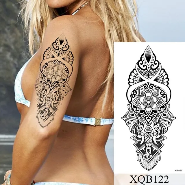 Women's waterproof fake tattoo on the upper arm xy20