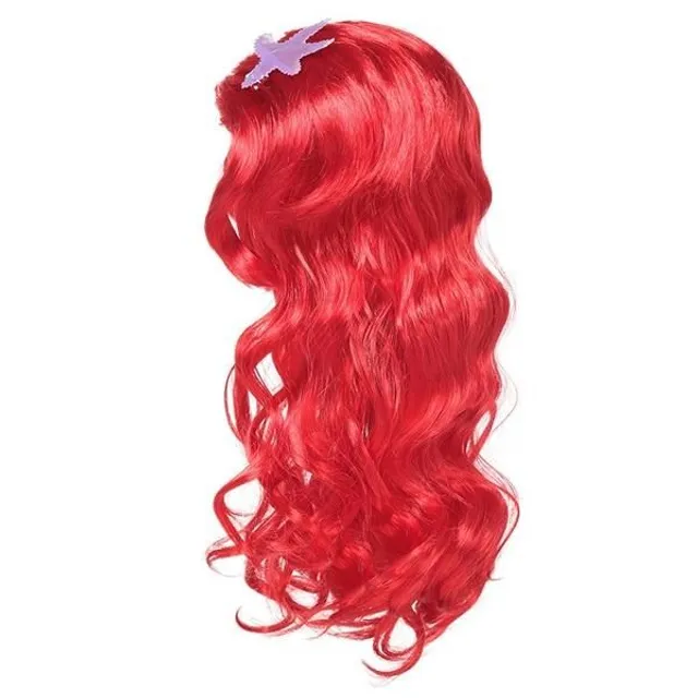 Wig of fairy tale characters mermaid-wig