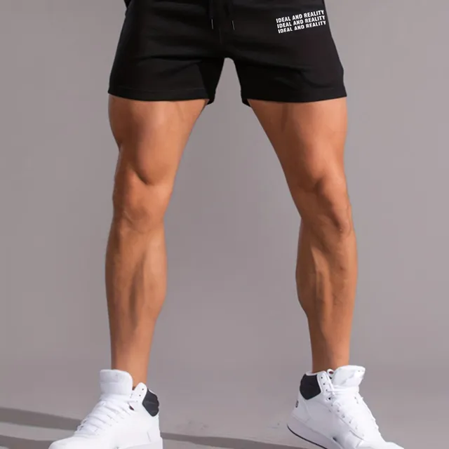 Men's Lazy Sports Shorts with Easy Elastic Pass and String Strings