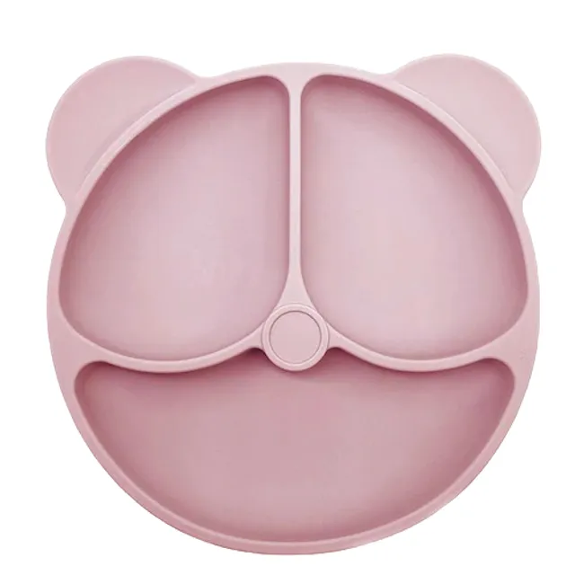 Assiette pour enfant en forme d'ours