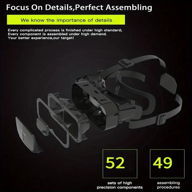 3D VR Smart headset virtuálnej realitnej hry
