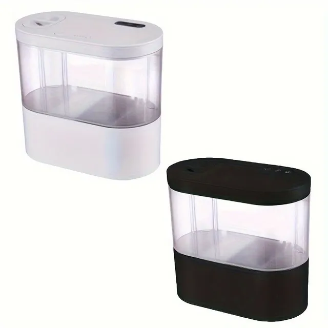 1pc Mini Aquarium with LED Atmospheric Light, Mini Aquarium Set with Filtering System, Table Aquarium, Table Mini Aquarium