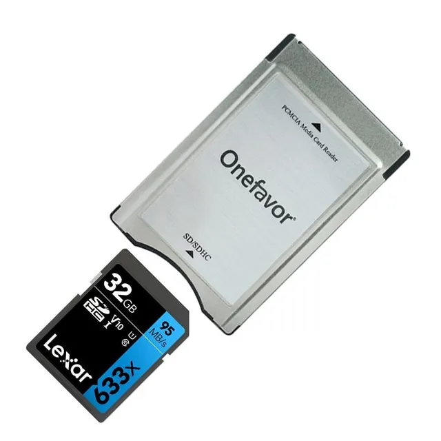 32 GB karty pamięci SDHC z adapterem PCMCIA