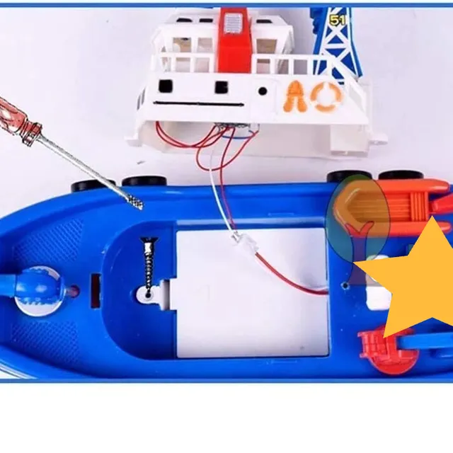Detská elektrická hračka na kúpanie s vodným sprejom, svetlom a hudbou