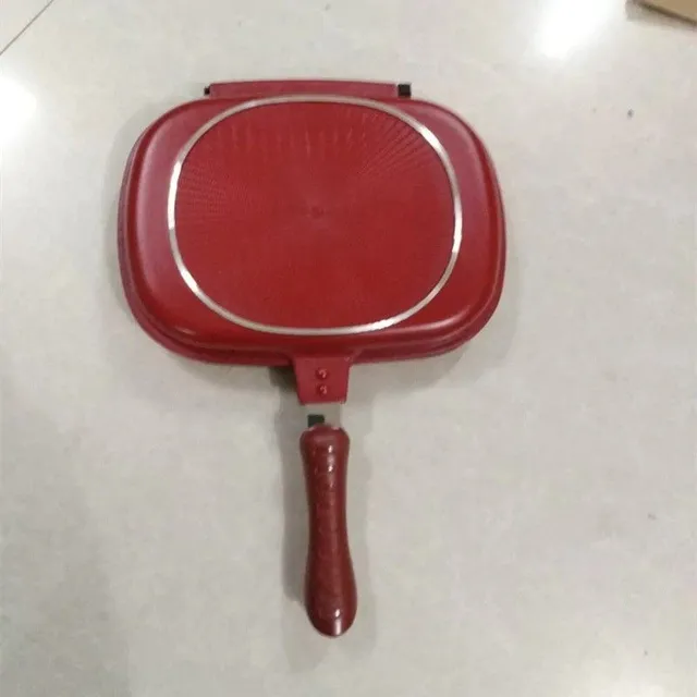 Double-sided barbecue pan 28 cm