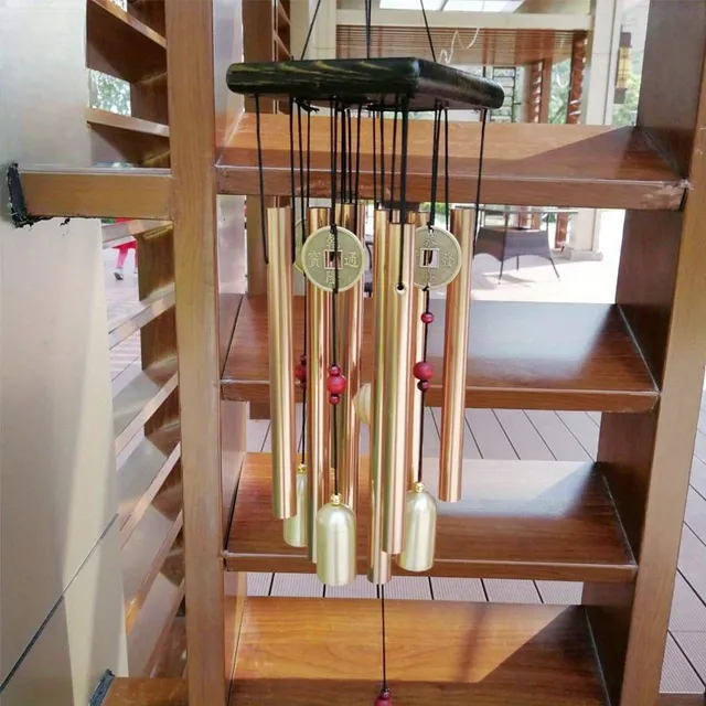 1 ks Hinged wind chimes s hliníkovými rúrkami