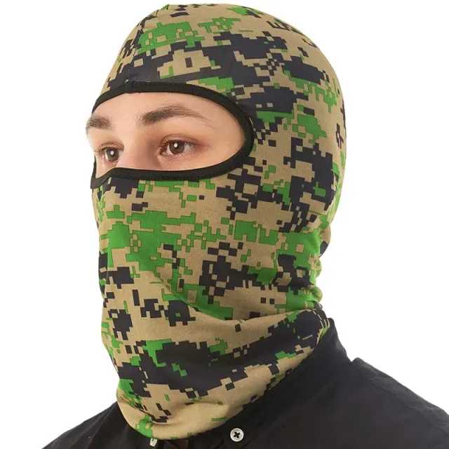 Motorcycle cycling mask with fast-drying lycro neck