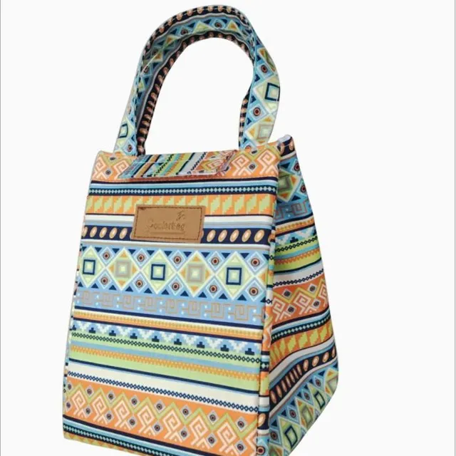 Fashionable lunch bag in a beautiful design style 2-E