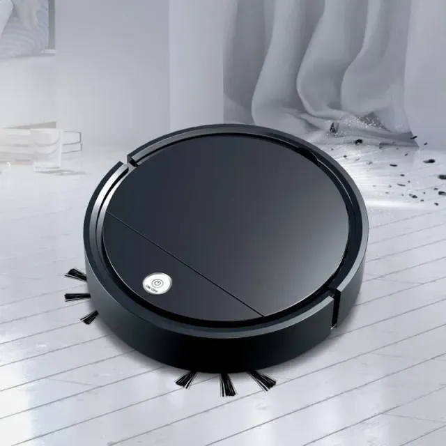 Smart robotic vacuum cleaner 3v1 with humidifier, UV light and USB charging