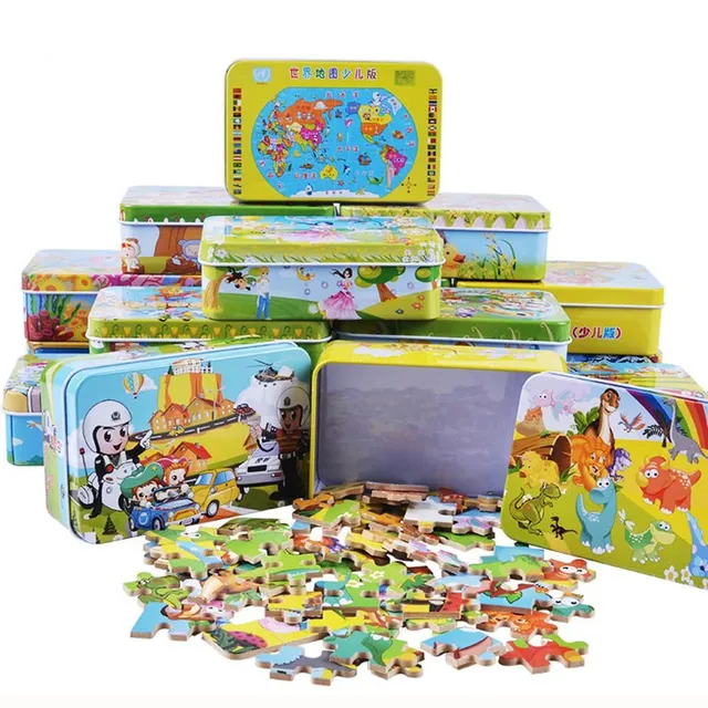 Puzzle din lemn pentru copii și adulți - 60 bucăți