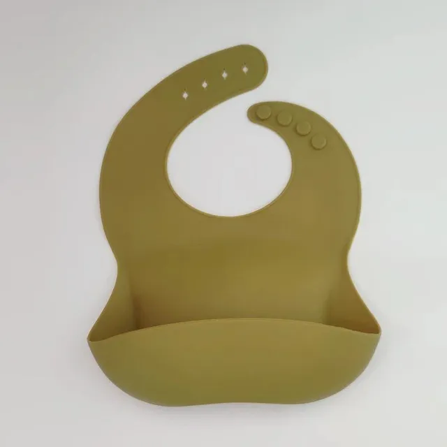 Col en silicone pour enfant - Bavoir imperméable pour bébés et tout-petits