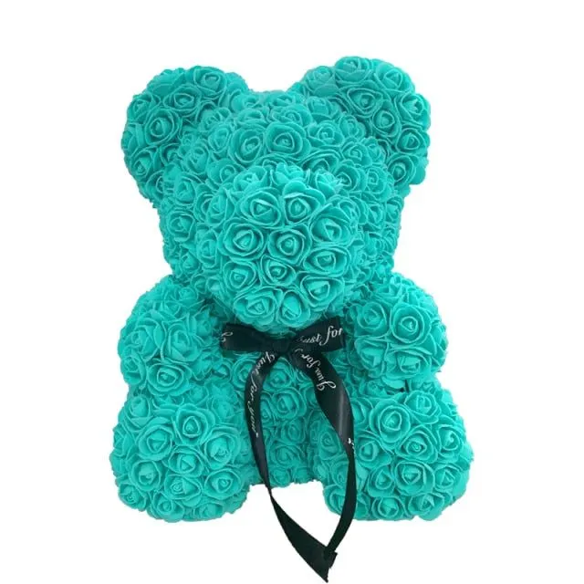 Gift teddy bear full of roses - more variants