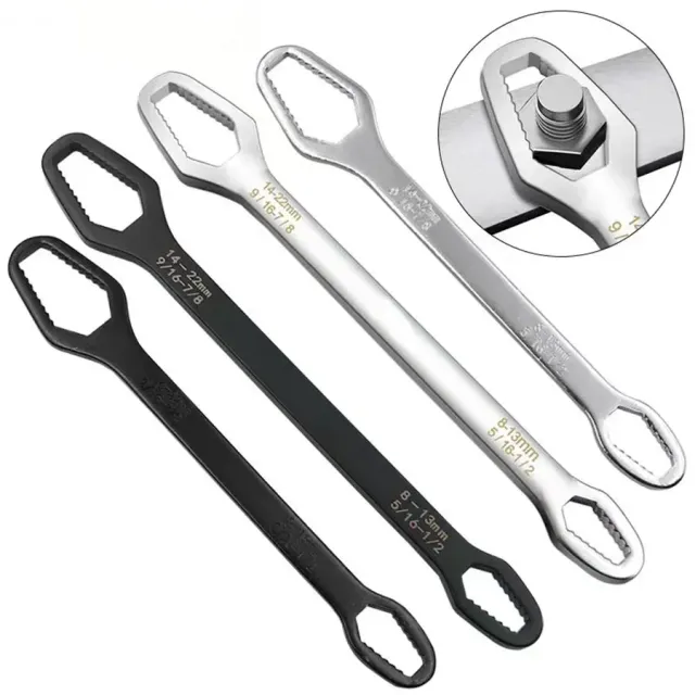 Universal Torx wrench with adjustable automatic tightening 3-17 mm and 8-22 mm