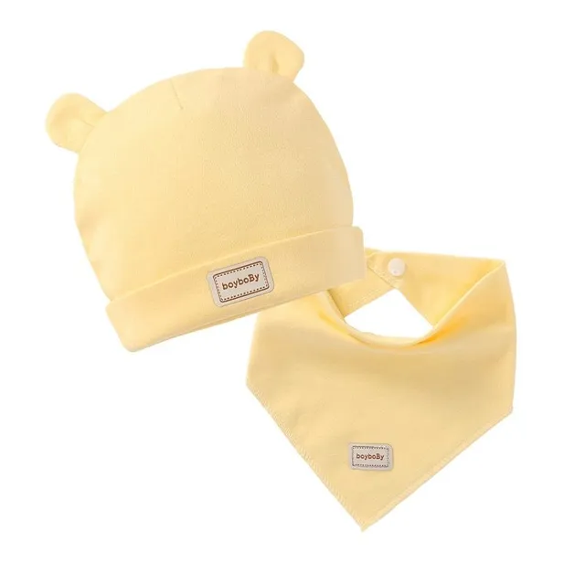 Baby hat and bib