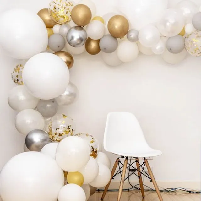 Krásne balónové girlandy na večierky a oslavy 13