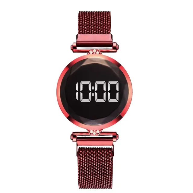 Luxusní digitální magnetické dámské hodinky