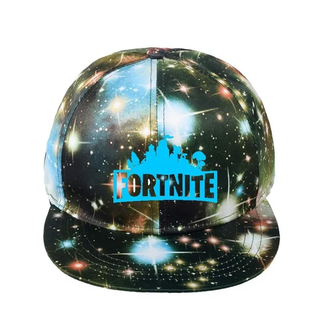 Beautiful children's hat with the motif of the computer game Fortnite Night Luminous Cap2