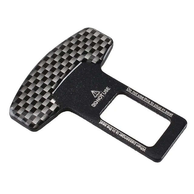 Seat belt stopper foot alarm