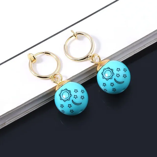 Boucles d'oreilles stylées de luxe de l'anime The Seven Deadly Sins