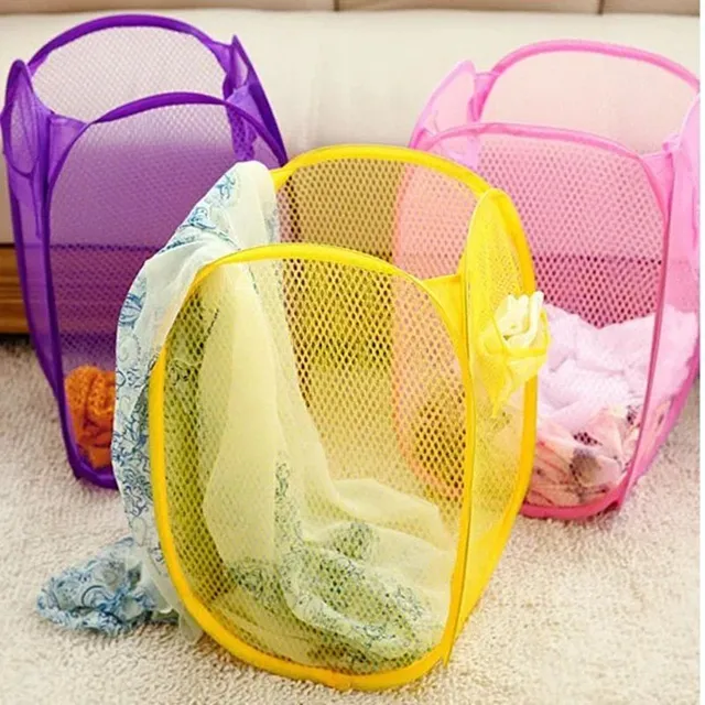 Foldable breathable basket for dirty laundry © Toys