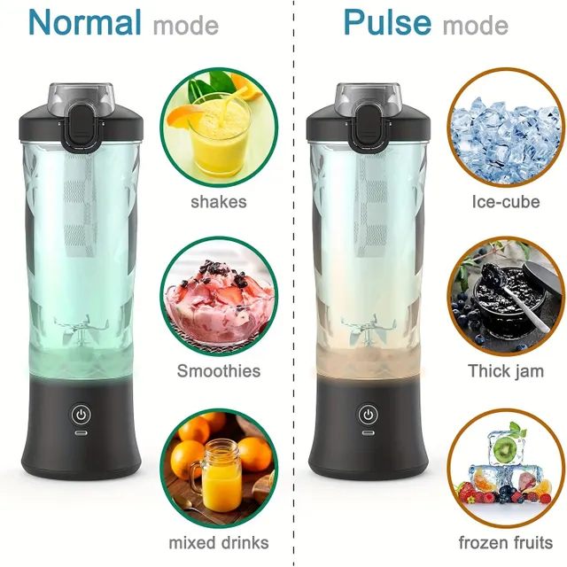 Blender personal portabil de 20oz cu încărcare USB