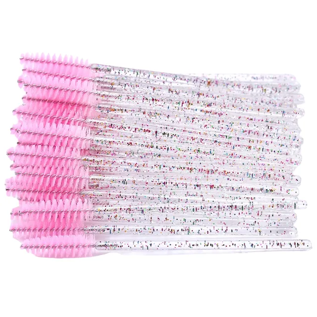 Eyebrow brushes and eyelashes 50 pcs