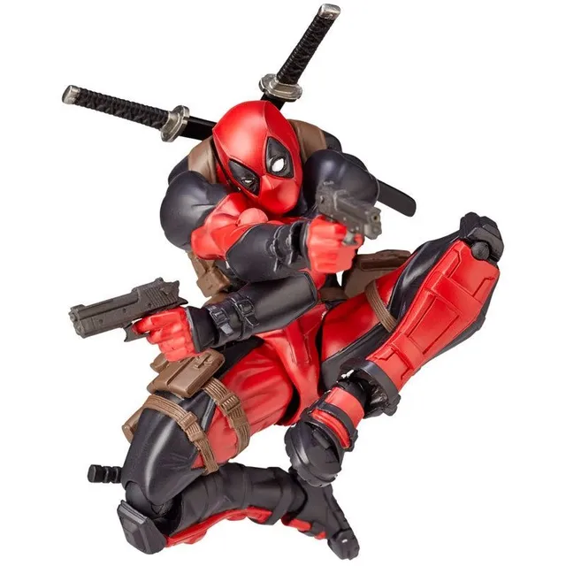 Luxury trendy action figure with movable joints for kids Deadpool Curry