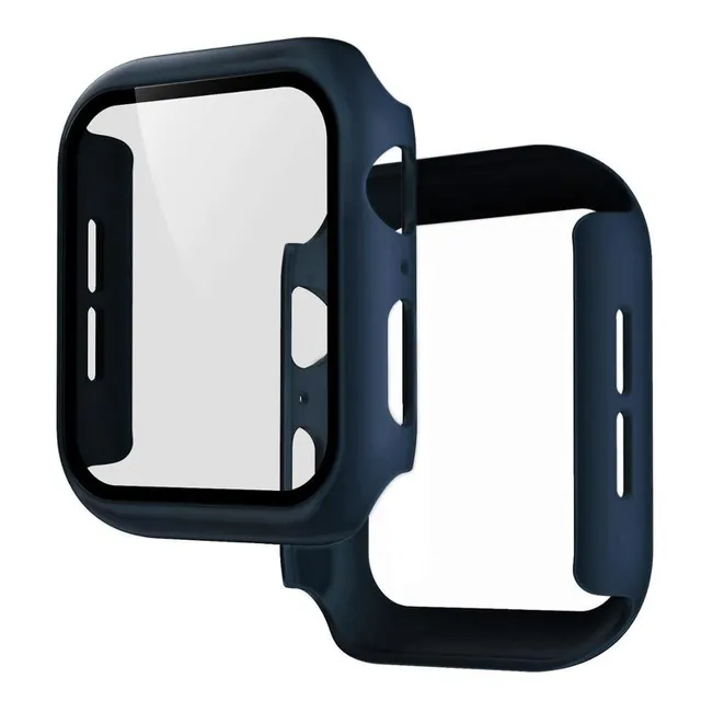 Silikonowe etui i szkło hartowane do zegarka Apple