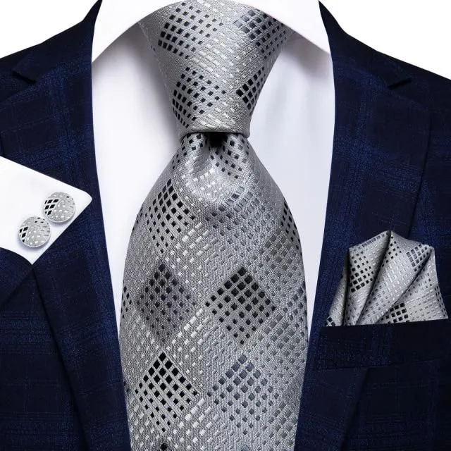 Luxus férfi selyem nyakkendő sn-355