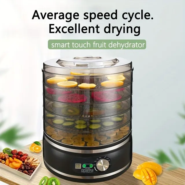 Dryer of fruit and vegetables with EU fork, 1 pcs - Dryer of herbs, meat and homemade production of medicinal teas