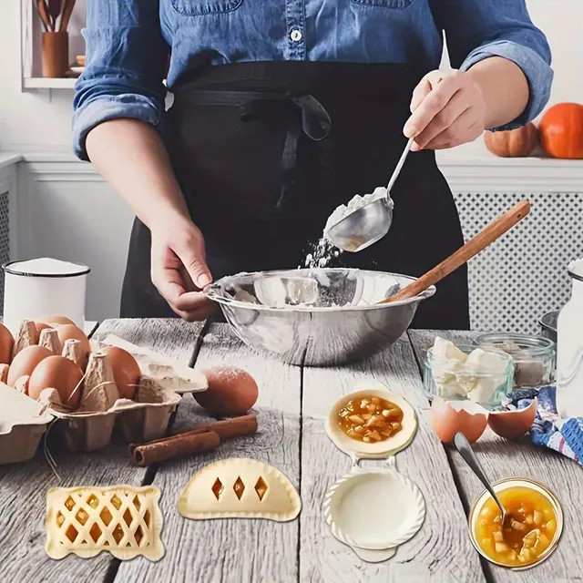 Praktická sada 3 foriem pre mini koláče a cookies - jednoduchá tlač a ste hotoví, ideálny pre dovolenku pečenie