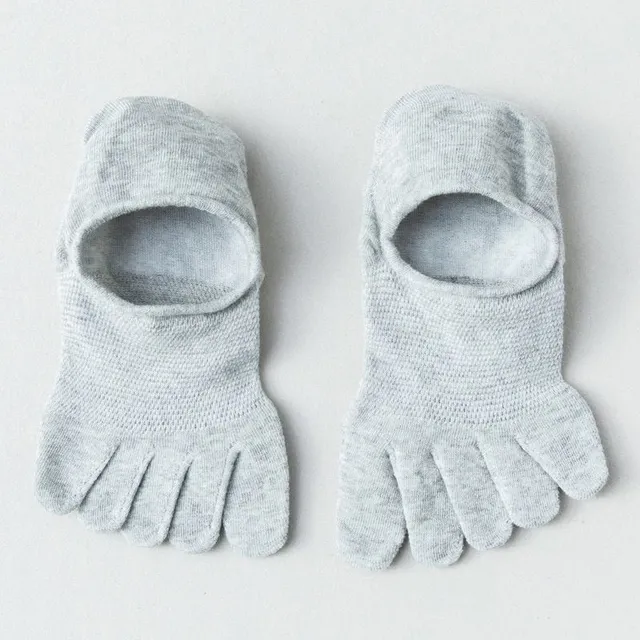 Unisex breathable ankle toe socks