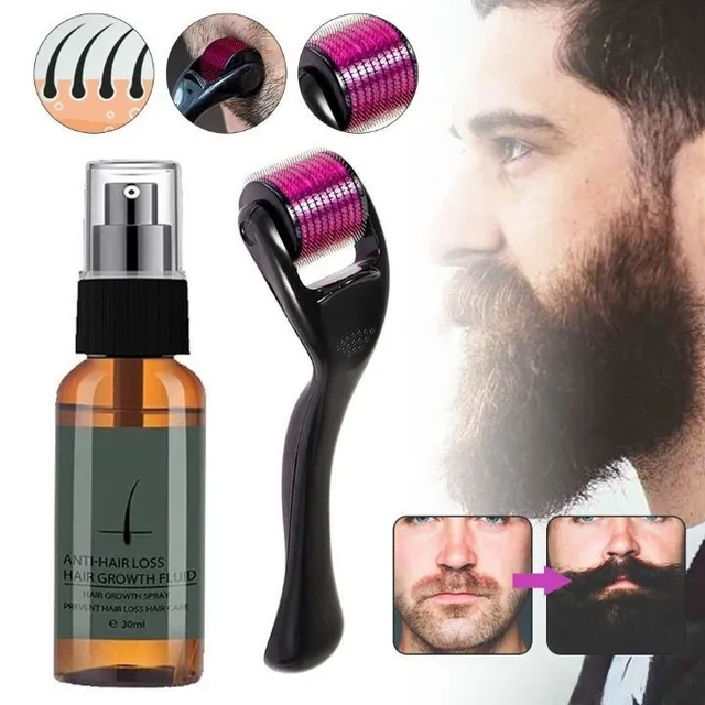 Beard Growth Kit - Nourishing Oil and Beard Roller