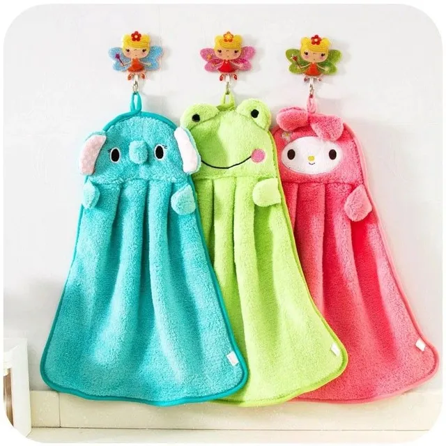 Children's hang-up towel