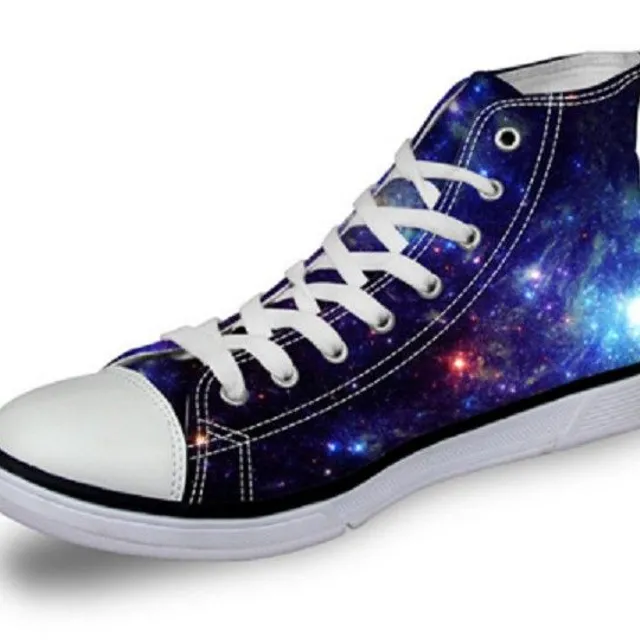 Ankle sneakers with space motif Rubi 3 3