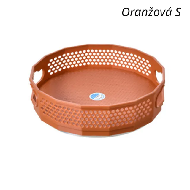 Rotating practical tray for fruit or spices