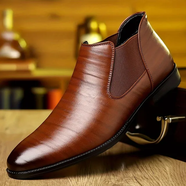 Chaussures de ville pour homme en cuir pleine fleur à enfiler