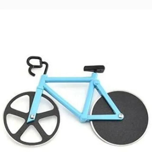 Bicycle-shaped pizza cutter