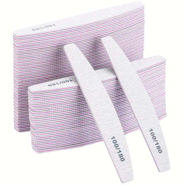 Grits nail files and nail polishes - Professional repeatedly usable manicure kit