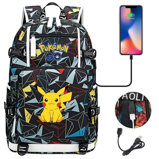 Pokémon backpack with charging function - Pikachu 08