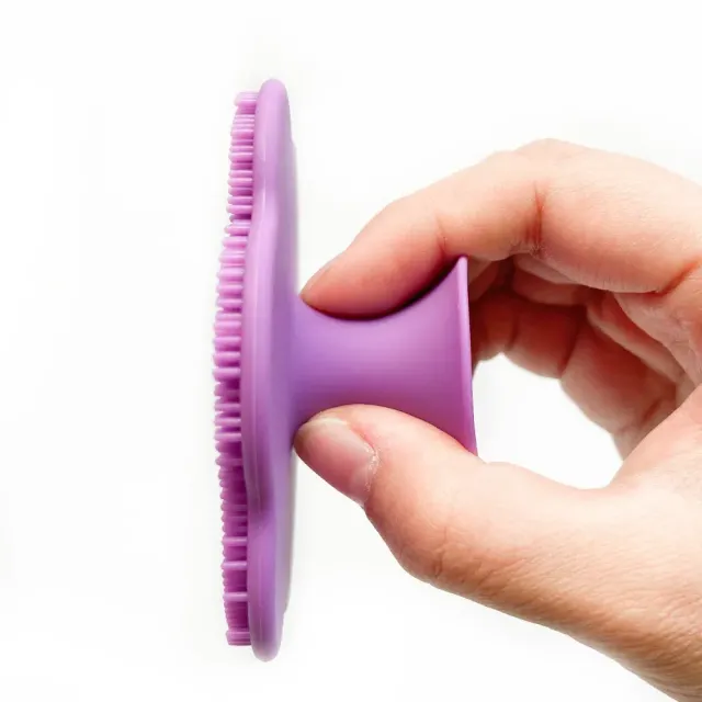 Luxurious silicone sponge with brushes for perfect cleaning of the skin from dirt - more colors