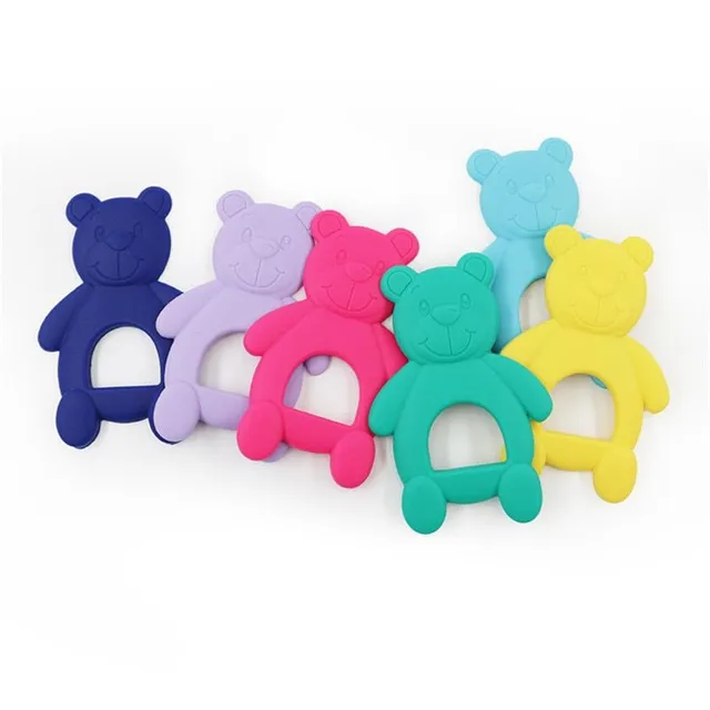 Silicone biting teddy bear