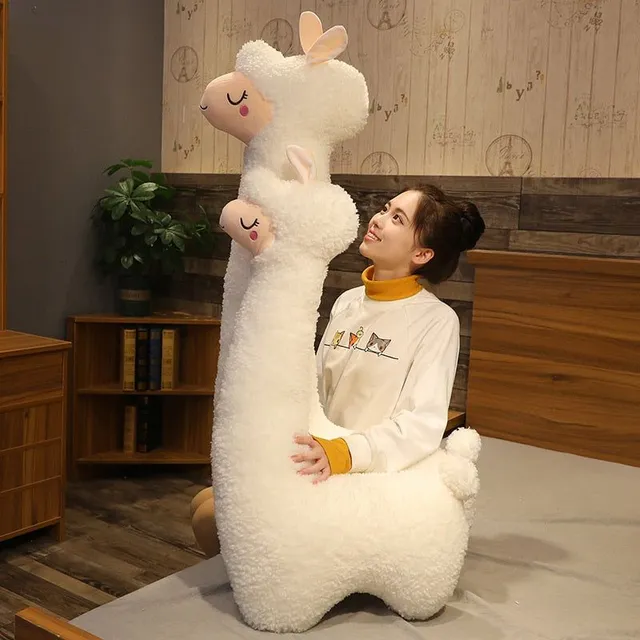 Cute Rolling Llama Pillow